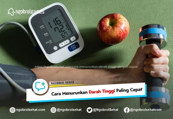 cara menurunkan darah tinggi dengan cepat dan aman - ngobrol sehat