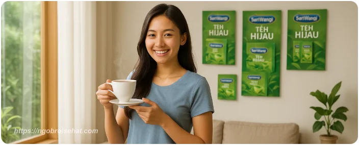 mengenal manfaat sariwangi teh hijau - ngobrol sehat