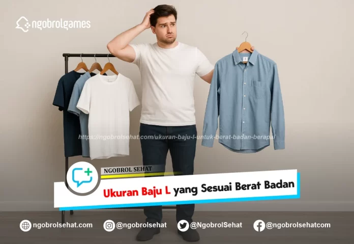 ukuran baju l untuk berat badan berapa - ngobrol sehat