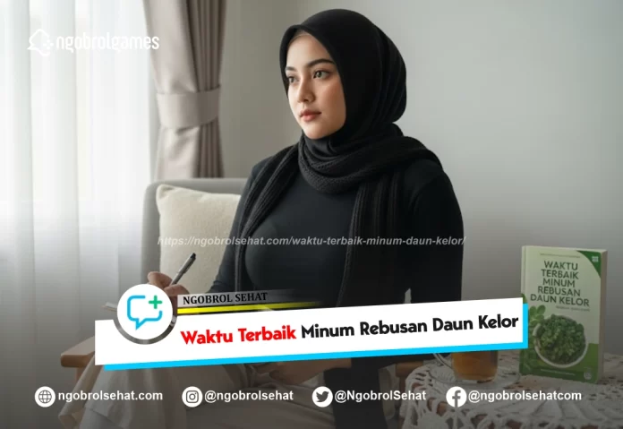 waktu terbaik minum daun kelor - ngobrol sehat