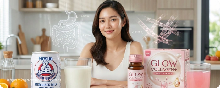 bedah kandungan collagen vs bear brand - ngobrol sehat