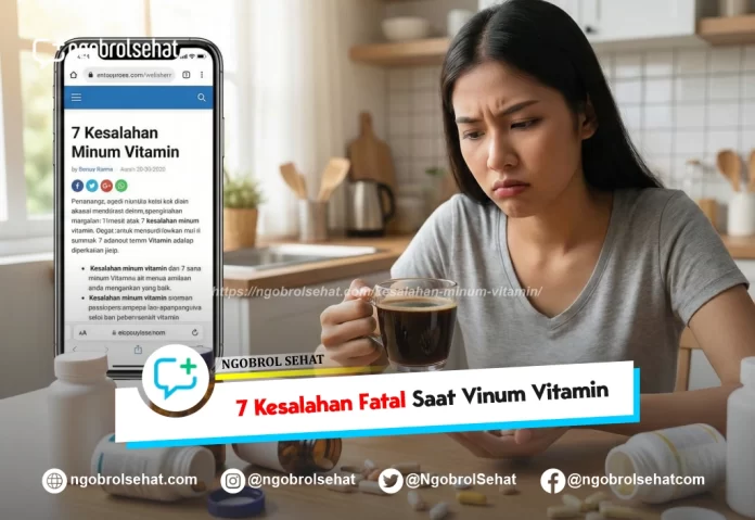 kesalahan minum vitamin - ngobrol sehat
