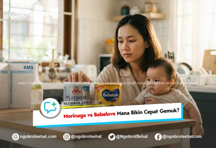 morinaga vs bebelove mana yang lebih ampuh naikkan berat badan bayi